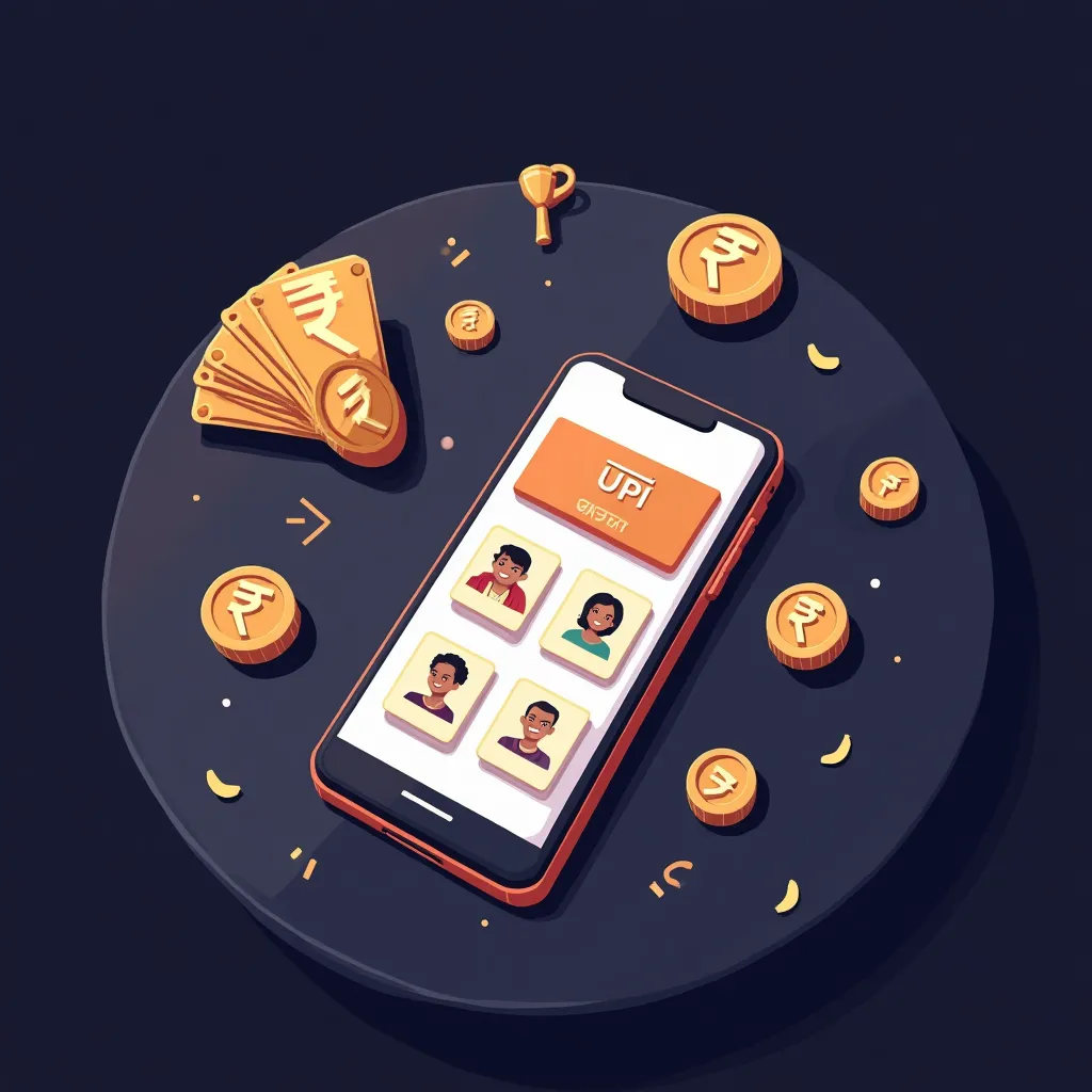 Cartoon payment methods and coins